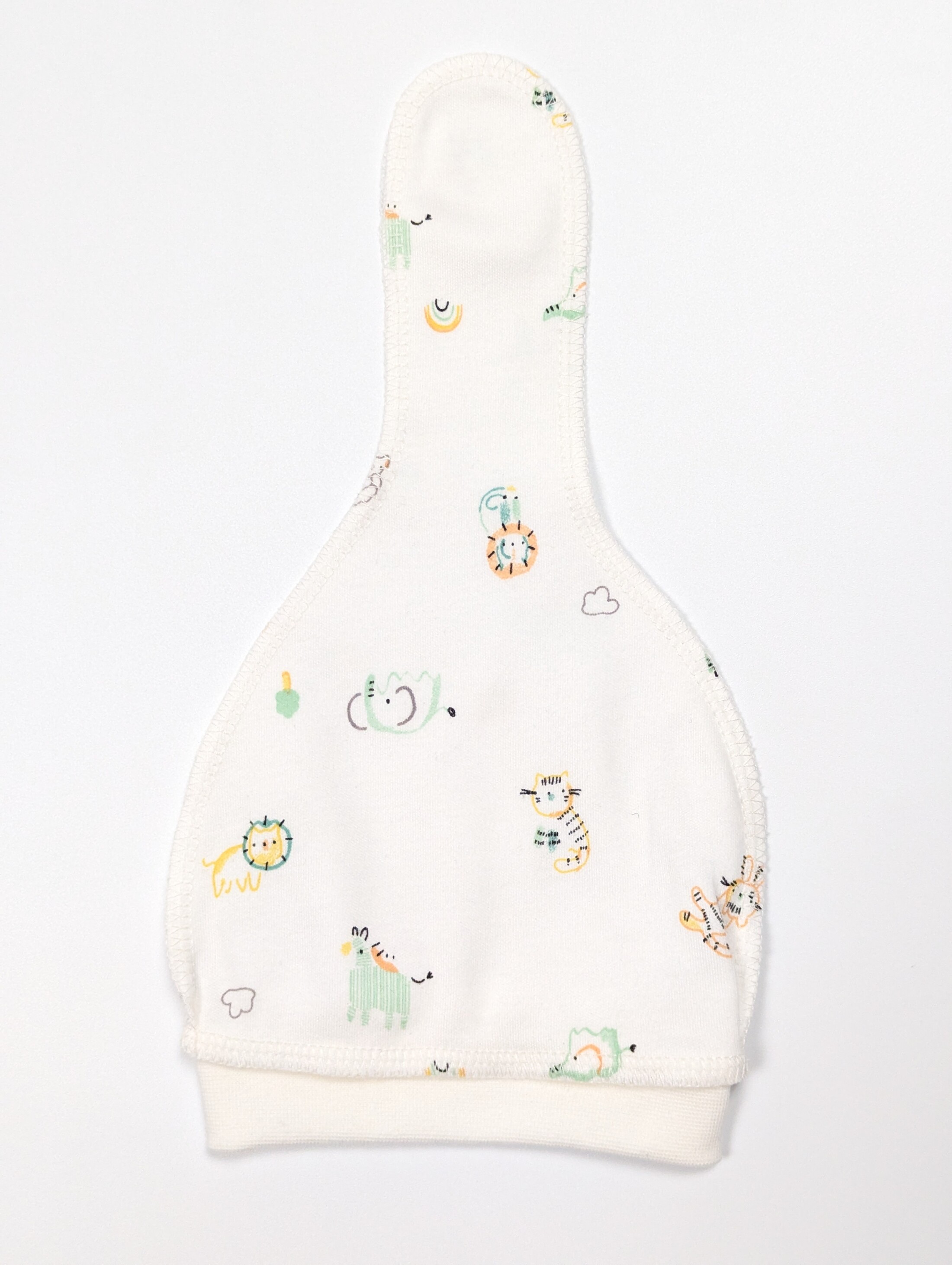 Комплект дитячого одягу з Тваринками з 4 предметів, інтерлок - шапочка