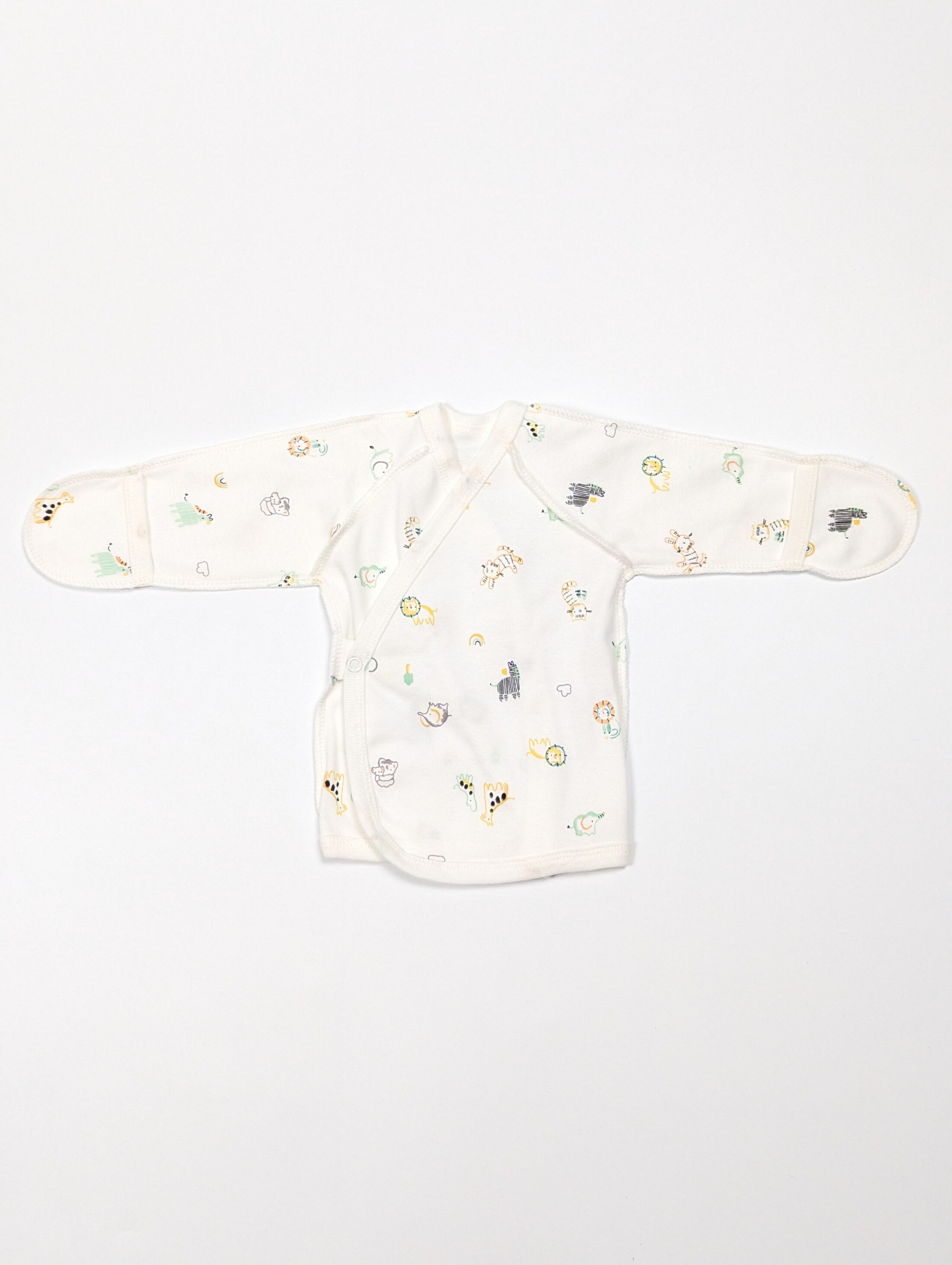 Комплект дитячого одягу з Тваринками з 4 предметів, інтерлок - кофточка