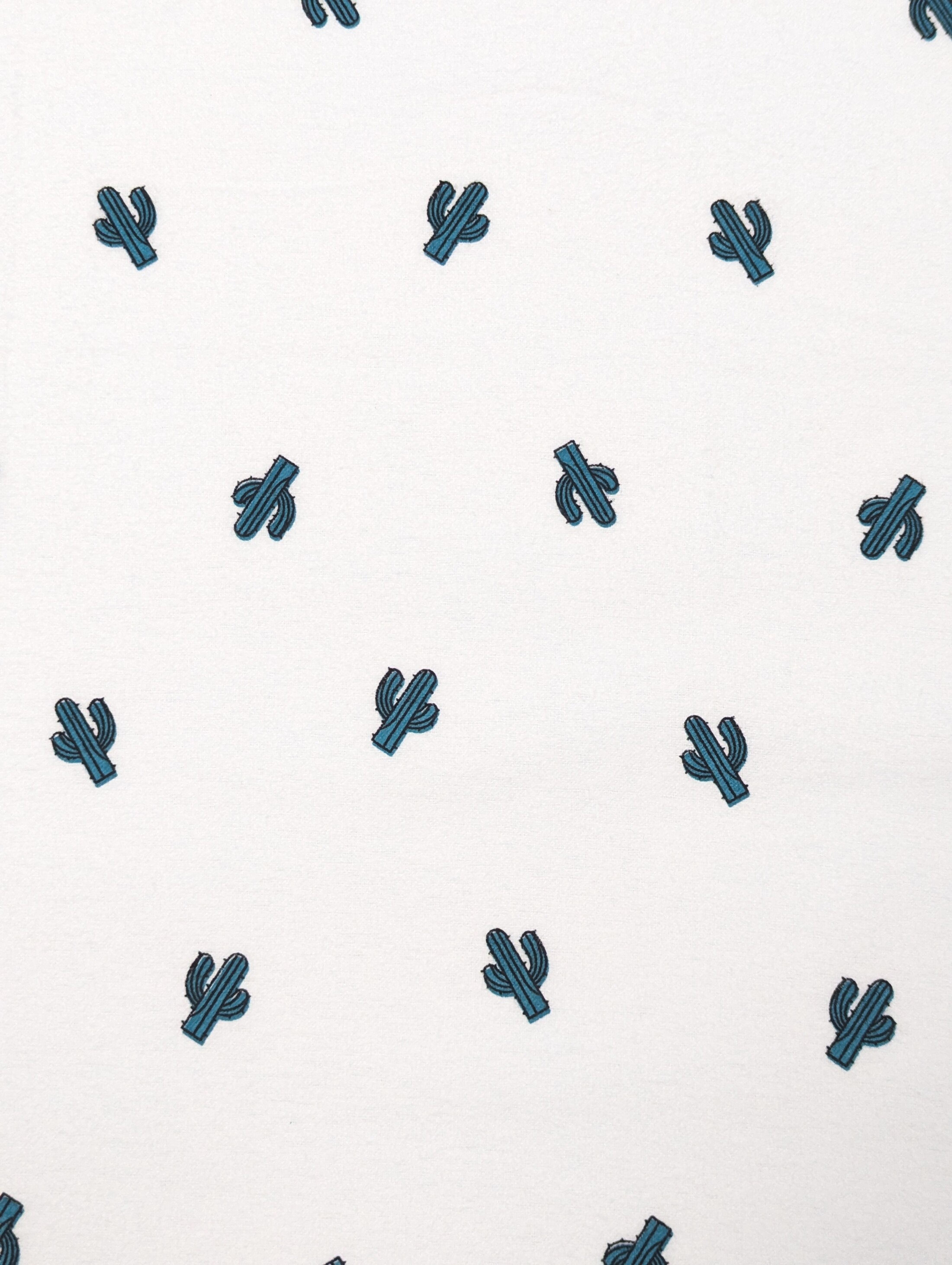 Пелюшка 100 на 74 см з принтом кактус,  фланель принт близько