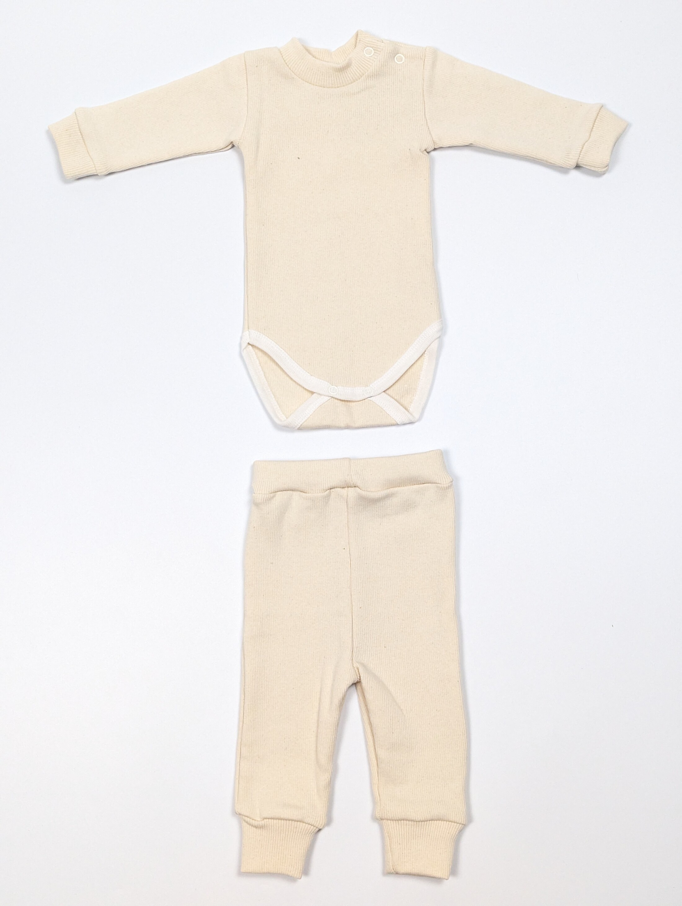 Комплект молочний кашкорсе начіс: кофта та штані