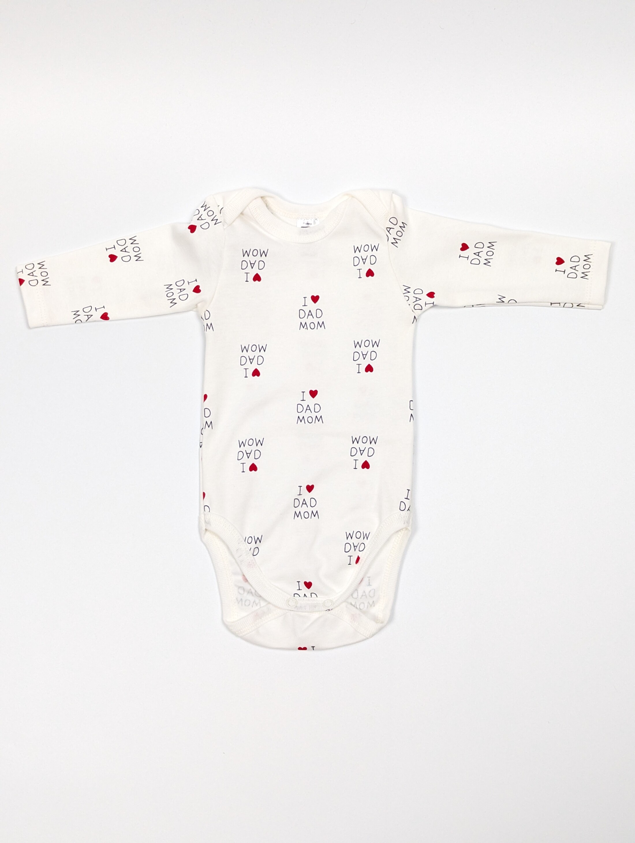 Кофта з комплекту молочного I love dad and mom